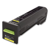 82K0XYG Return Program Extra High-Yield Toner, 22,000 Page-Yield, Yellow - 82K0XYG
