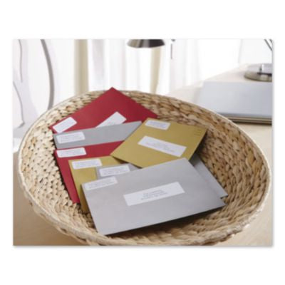 LabelWriter Address Labels, 1.12 x 3.5, White, 260 Labels/Roll, 2 Rolls/Pack - 30320