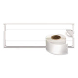 LabelWriter 1-UP File Folder Labels, 0.56" x 3.43", White, 130 Labels Roll, 2 Rolls/Pack - 30327
