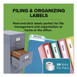 LW Address Labels, 1.13" x 3.5", White, 350 Labels/Roll, 24 Rolls/Box - 2050813