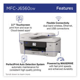 MFC-J6560DW INKvestment AIO Printer, Copy/Fax/Print/Scan - MFCJ6560DW