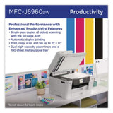 MFC-J6960DW INKvestment Color AIO Printer, Copy/Fax/Print/Scan - MFCJ6960DW