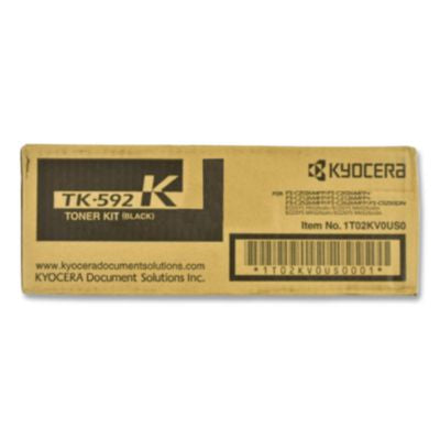 TK592K Toner, 7,000 Page-Yield, Black - TK592K
