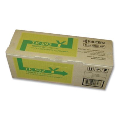 TK592Y Toner, 7,000 Page-Yield, Yellow - TK592Y