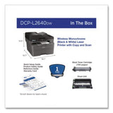 DCP-L2640DW Wireless Compact Monochrome Multifunction Laser Printer, Copy/Print/Scan - DCPL2640DW