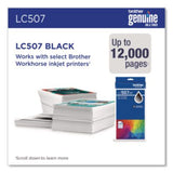 LC507 Ultra High-Yield Ink, 2,500 Page-Yield, Black - LC507BK