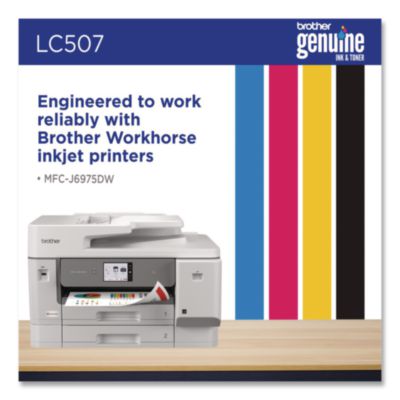 LC507 Ultra High-Yield Ink, 2,500 Page-Yield, Black - LC507BK
