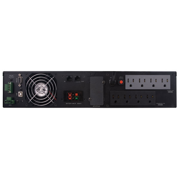 CyberPower OL1500RTXL2U uninterruptible power supply (UPS) Double-conversion (Online) 1.5 kVA 1350 W 8 AC outlet(s) - OL1500RTXL2U