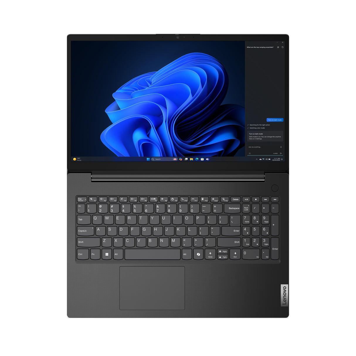 Lenovo V15 G6 ARP AMD Ryzen™ 5 150 Laptop 39.6 cm (15.6") Full HD 8 GB DDR5-SDRAM 256 GB SSD Wi-Fi 6 (802.11ax) Windows 11 Pro Black - 83V4001WUS