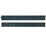 CyberPower RKBS15S2F10R surge protector Black 12 AC outlet(s) 120 V 4.57 m - RKBS15S2F10R CYBERPOWER