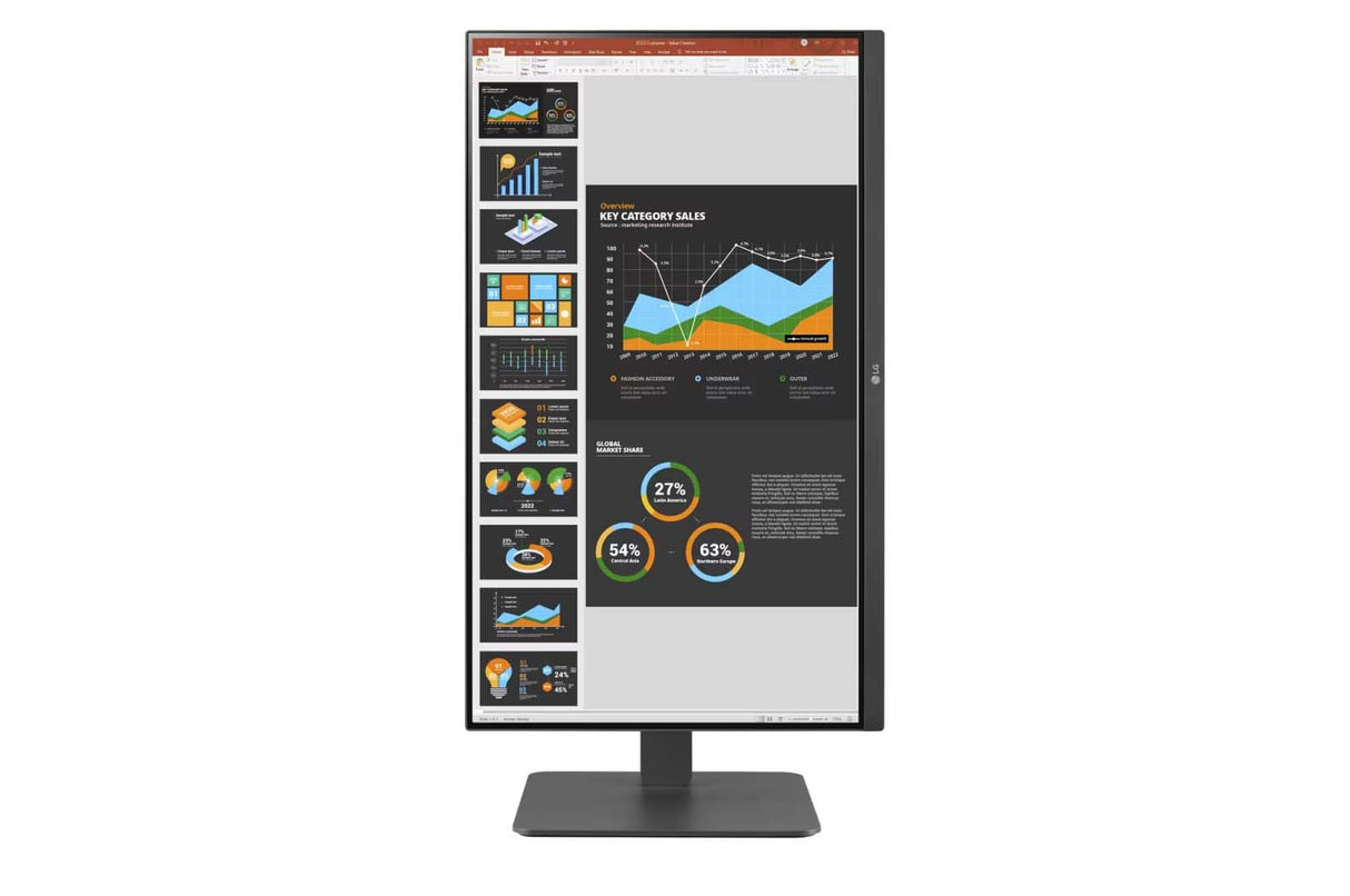 LG 27'' IPS Full HD Monitor with Built-in Speakers & Multiple Ports - 27BR530Y-B
