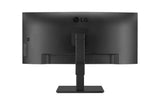 LG 34'' IPS WQHD UltraWide Curved Monitor with Built-in Speakers & USB Type-C - 34BQ77QE-B