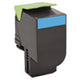 80C1XC0 Return Program Toner, 4,000 Page-Yield, Cyan - 80C1XC0