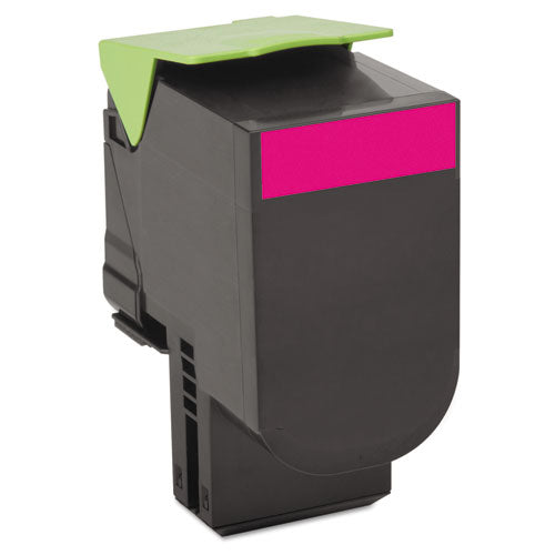 LEXMARK  Return Program Toner, 1,000 Page-Yield, Magenta - 80C10M0