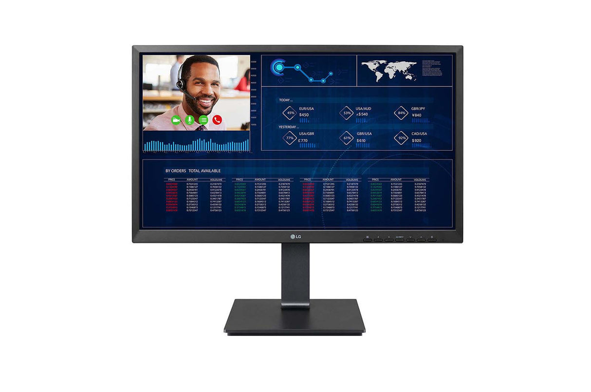 LG Thin Client 23.8'' All-in-One with Pop-up Webcam and IGEL OS, Intel® Pentium 16GB eMMC 8GB RAM 24CQ651I-6P