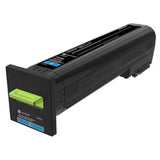 Lexmark Cyan Toner Cartridge Return Program Extra High Yield 22000 Pages - 72K0XCG