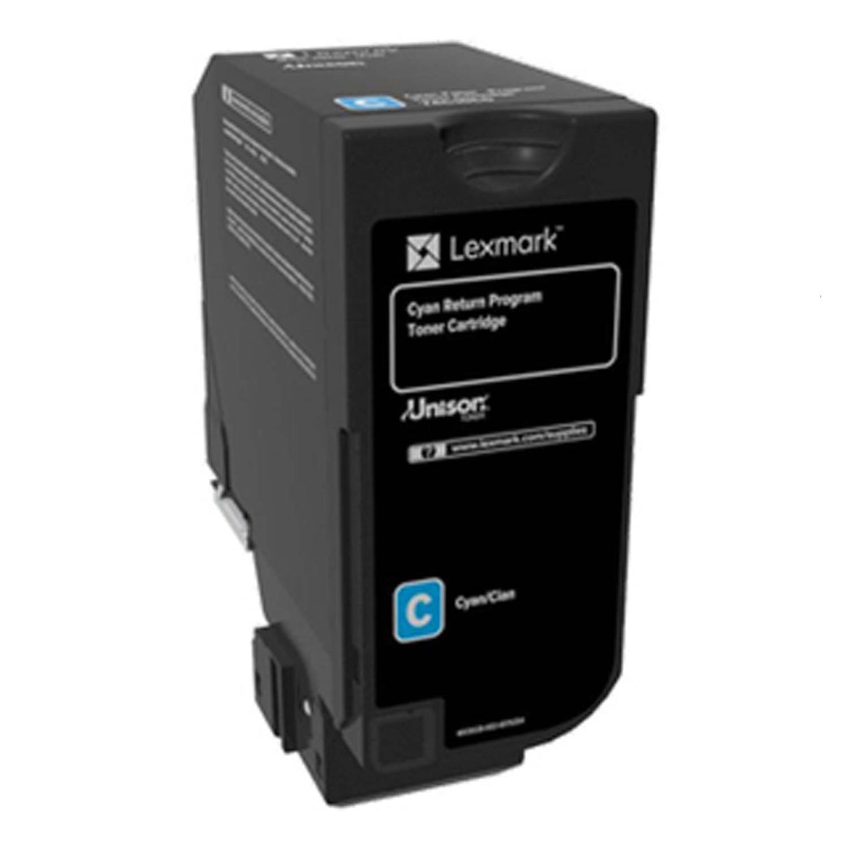Lexmark Cyan Toner Cartridge Return Program, TAA Compliant - 74C00CG