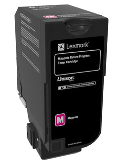 Lexmark Magenta Toner Cartridge Return Program, TAA Compliant - 74C00MG