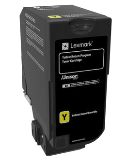 Lexmark Yellow Toner Cartridge Return Program, TAA Compliant - 74C00YG