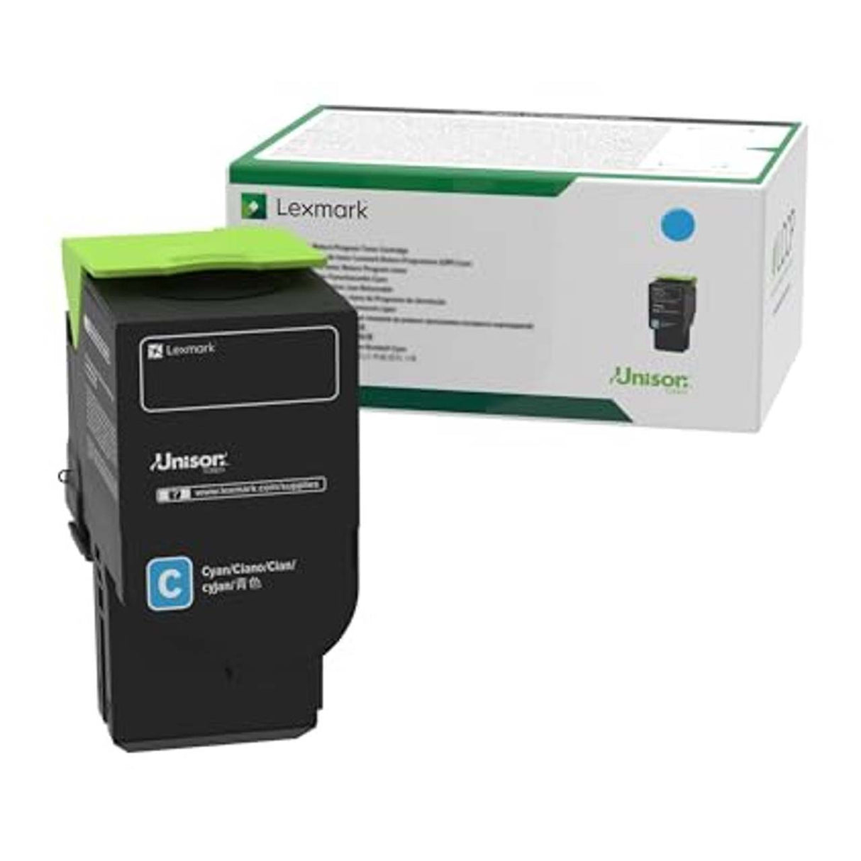 Lexmark Cyan Toner Cartridge Return Program Yield 16,200 Pages - 81C0XCG
