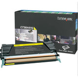 Lexmark C/X736, X738 Yellow Toner Cartridge Return Program, TAA - C736H4YG