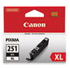 6448B001 (CLI-251XL) ChromaLife100+ High-Yield Ink, 5,530 Page-Yield, Black - 6448B001