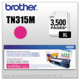 BROTHER  High-Yield Toner, 3,500 Page-Yield, Magenta - TN315M