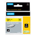 DYMO Rhino Industrial Heat-Shrink Cable Label Tubes | 9 mm x 1.5 m | Black on Yellow | for Rhino Label Makers - 18054