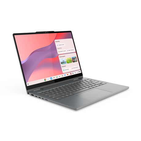 Lenovo Chrome 2in1 14IRU10 Intel Core 5 120U Chromebook 35.6 cm (14") Touchscreen WUXGA 8 GB LPDDR5-SDRAM 256 GB SSD Wi-Fi 6E (802.11ax) ChromeOS English Grey - 83LL000LUS LENOVO