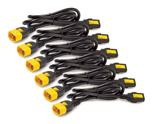 APC AP8706S-NA power cable Black, Yellow 1.8 m C13 coupler C14 coupler - AP8706S-NA