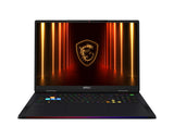 MSI Raider 18 HX AI A2XWJG-069US Intel Core Ultra 9 285HX Laptop 45.7 cm (18") UHD+ 64 GB DDR5-SDRAM 2 TB SSD NVIDIA GeForce RTX 5090 Wi-Fi 7 (802.11be) Windows 11 Pro Black - RAIDER18HXA2069 MSI