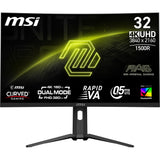 MSI MAG 321CUPDF computer monitor 80 cm (31.5") 3840 x 2160 pixels 4K Ultra HD LCD Black - MAG321CUPDF