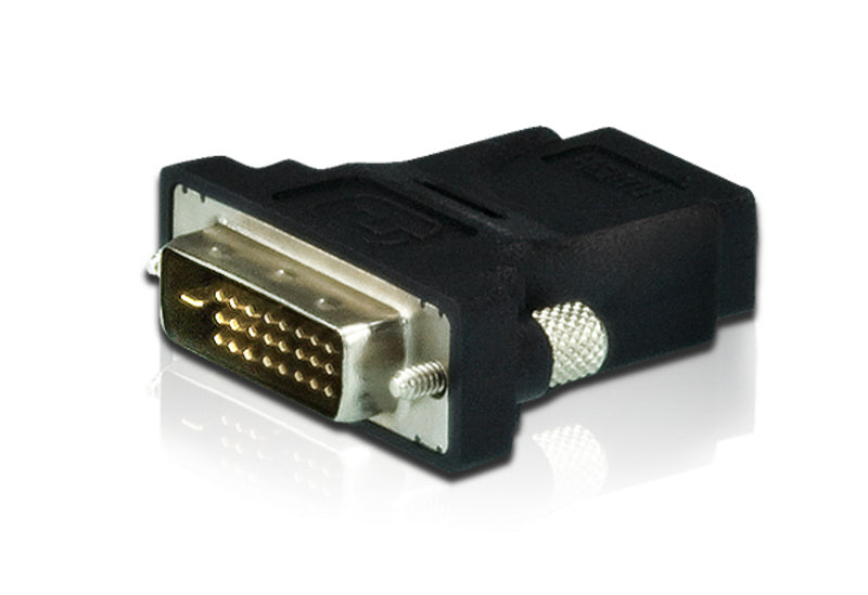ATEN 2A-127G cable gender changer DVI HDMI Black - 2A-127G