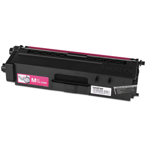 BROTHER  Super High-Yield Toner, 6,000 Page-Yield, Magenta - TN339M