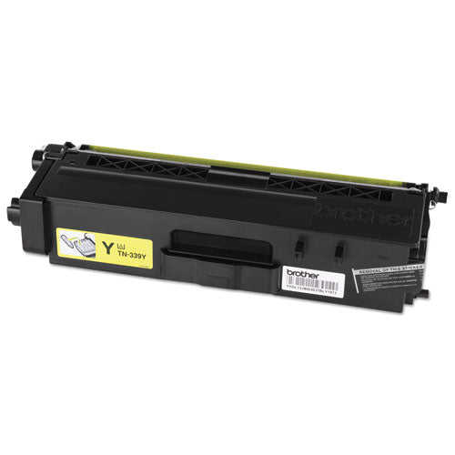 BROTHER  Super High-Yield Toner, 6,000 Page-Yield, Yellow - TN339Y
