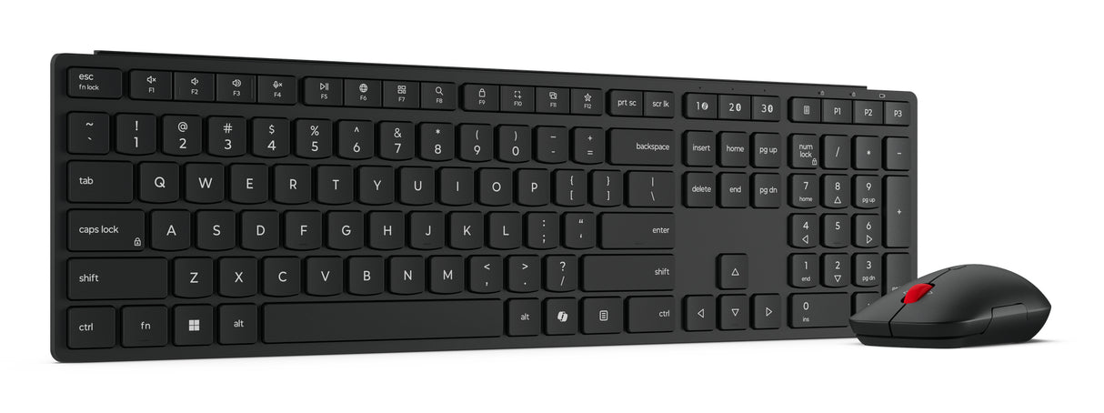 Lenovo 4X31S04810 keyboard Mouse included Office RF Wireless + Bluetooth US English Black - 4X31S04810