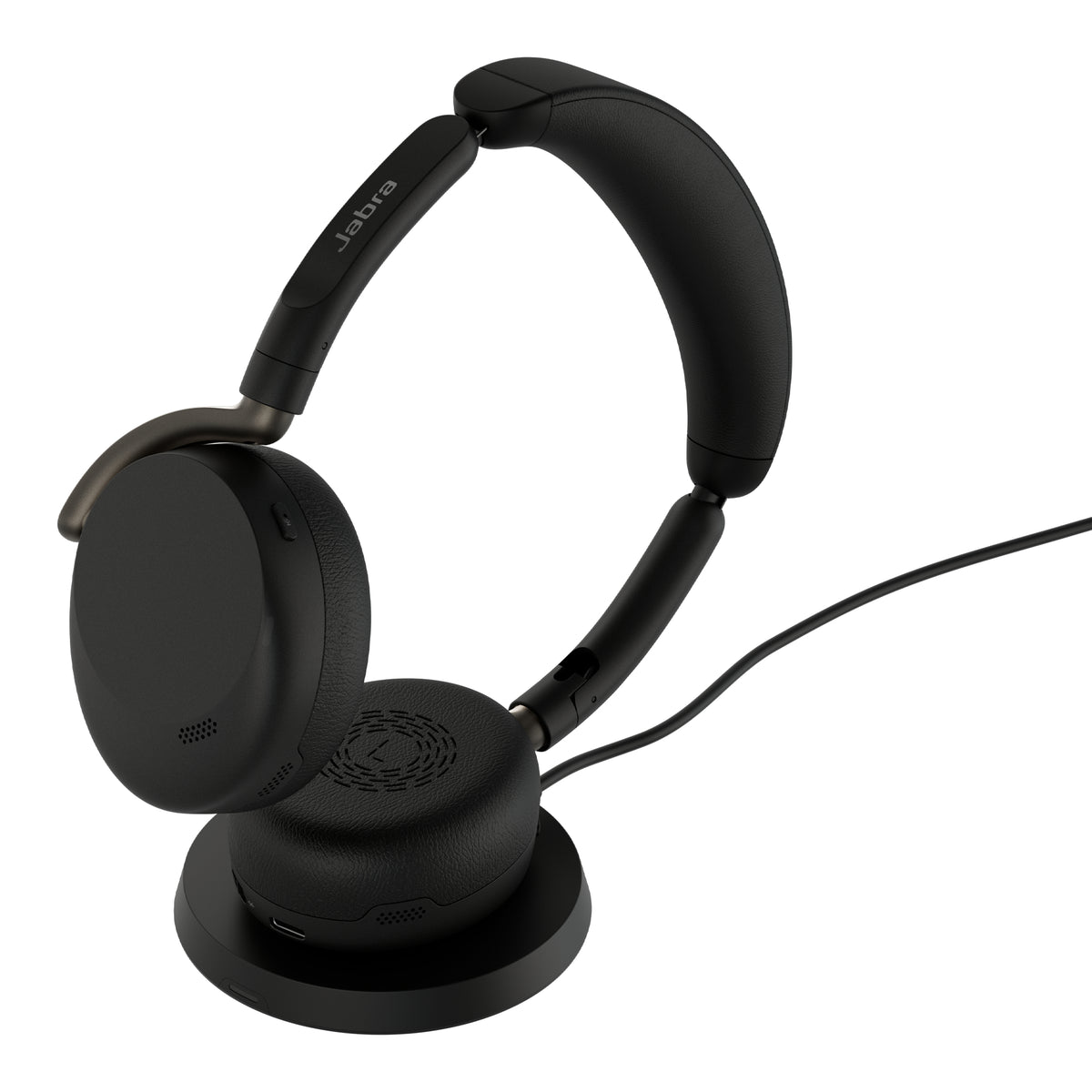 Jabra Evolve3 65 Flex UC - USB-A with Dongle - Black (Wireless Charging Pad) - 36699-989-989