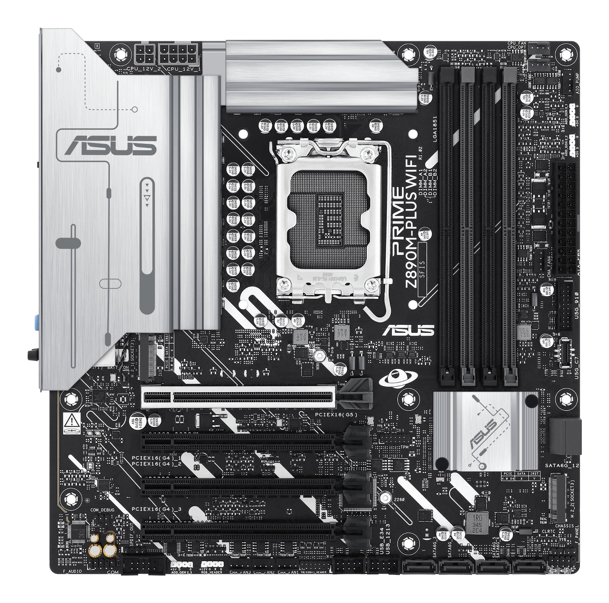 ASUS PRIME Z890M-PLUS WIFI Intel Z890 LGA 1851 (Socket V1) micro ATX - PRIME Z890M-PLUS WIFI