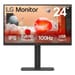 LG 24BA650 computer monitor 60.5 cm (23.8") 1920 x 1080 pixels Full HD LED Black - 24BA650-B LG