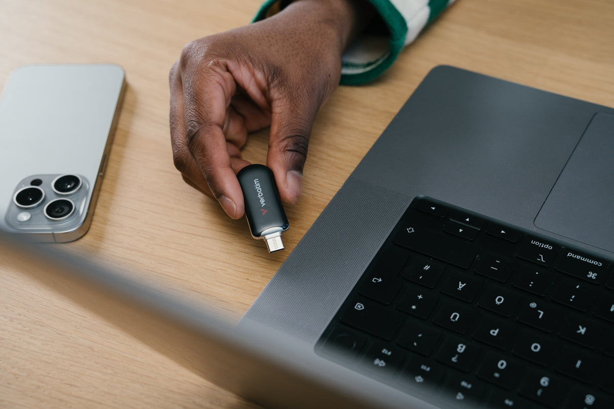 Verbatim Plectra USB-C Flash Drive Black 64GB - 30224