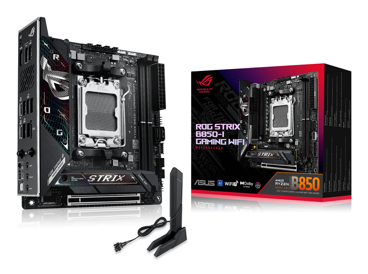 ASUS ROG STRIX B850-I GAMING WIFI AMD B850 Socket AM5 mini ITX - ROG STRIX B850-I GAMING WIFI