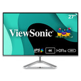 Viewsonic VX2776-4K-MHDU computer monitor 68.6 cm (27") 3840 x 2160 pixels 4K Ultra HD LED Silver - VX2776-4K-MHDU