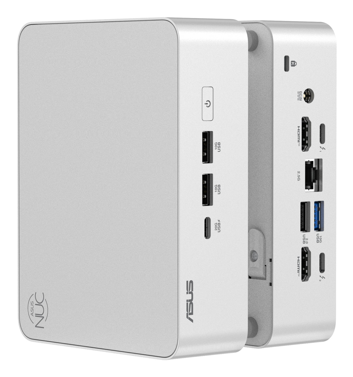 ASUS NUC RNUC15CRSU9089AU Intel Core Ultra 9 285H 32 GB DDR5-SDRAM 1 TB SSD Windows 11 Home Mini PC Mini PC barebone Silver - RNUC15CRSU9089AU ASUS
