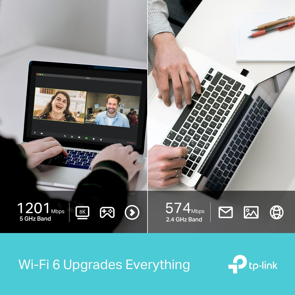TP-Link Archer AX1800 Nano Wi-Fi 6 Wireless USB Adapter - ARCHER TX20U NANO