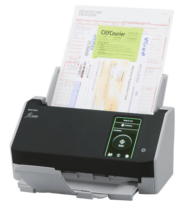 Ricoh FI-8040 ADF + Manual feed scanner 600 x 600 DPI A4 Black, Grey - CG01000-310059
