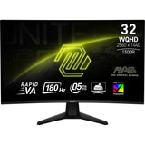 MSI MAG 32CQ6F computer monitor 80 cm (31.5") 2560 x 1440 pixels Wide Quad HD Black - MAG32CQ6F