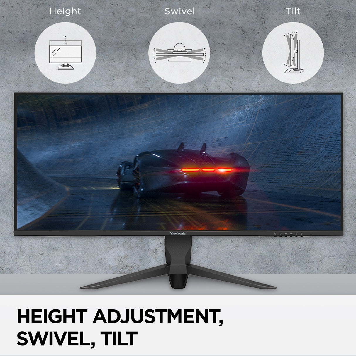 Viewsonic VX Series VX3418-2K computer monitor 86.4 cm (34") 3440 x 1440 pixels UltraWide Quad HD LED Black - VX3418-2K