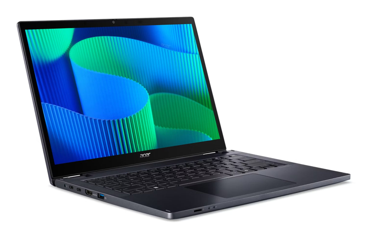Acer TravelMate TMP414RN-54-57U5 Intel Core Ultra 5 125U Hybrid (2-in-1) 35.6 cm (14") Touchscreen WUXGA 16 GB DDR5-SDRAM 512 GB SSD Wi-Fi 6 (802.11ax) Windows 11 Pro Blue - NX.B6HAA.004 ACER