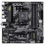 GIGABYTE B550M DS3H AC R2 Motherboard - AMD Ryzen 5000 CPUs, 5+3 Phases VRM, up to 4733MHz DDR4 (O.C.), 1xPCIe 4.0 + 1xPCIe 3.0 M.2, Wi-Fi 5, 1GbE LAN, USB 3.2 Gen 1 - B550M DS3H AC R2