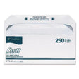 Personal Seats Toilet Seat Covers, 14.5 x 17, White, 250/Pack, 20 Packs/Carton - 39000 C2G